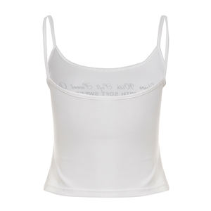 Top de Tirantes Transpirable de Punto con Estampado Gráfico Estilo Urbano para Mujer, Ajuste Delgado, Chaleco Y2K, Color Sólido, Casual - Product Image 6