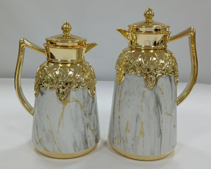 Tốt Nhất Bán 1 + 0.7L Chân Không Flask Cà Phê Nồi Wholes 2Pcs Bộ Sang Trọng Home Đảng Cà Phê Dallah Flask - Product Image 2