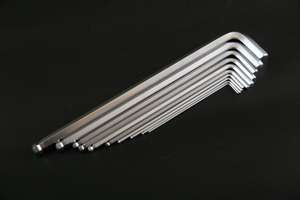 Jeu de 9 clés Allen en acier de qualité industrielle, clé hexagonale métrique à bras extra long pour une utilisation pratique - Product Image 4