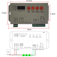 Contrôleur LED K1000S K-10000S 2048 pixels, télécommande sans fil RF, programmable, carte SD, variateur pour bande LED WS2812 WS2811, DC5-24V