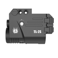 Senter LED Taktis Mini Kompak Hot Design T-EAGLE TL-2S 10X untuk Berburu, IP66, Jangkauan Jauh, Olahraga Luar Ruangan, Lampu Laser