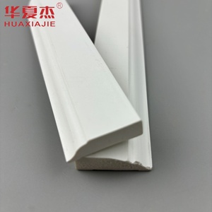Moderno 12ft Blanco Pequeño PVC Zócalo A prueba de humedad <span class=keywords><strong>Colonial</strong></span> Stop Diseño de vinilo contemporáneo - Product Image 4