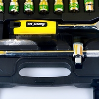 VOKEX – Ensemble d'outils de réparation automobile en gros, 38 pièces, en acier au chrome-vanadium, clés à tête fixe et douilles, garantie 1 an, robuste