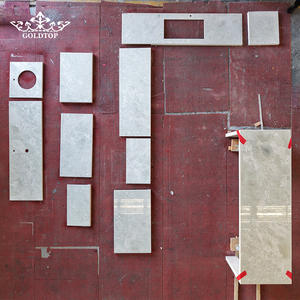 Revestimiento de Pared para Cocina Moderna de Alta Gama GOLDTOP, Ónix Blanco FEENDI Pulido de Lujo, Piedra Translúcida Exquisita, Escultura Artística - Product Image 1