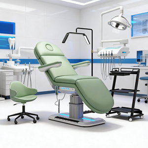 Poltrona Elettrica Moderna di Lusso per Estetista, Sedia per Cosmetologia, Lettino Cosmetico di Lusso, Lettino per Trattamenti Viso, Lettino per Trattamenti di Bellezza - Product Image 1