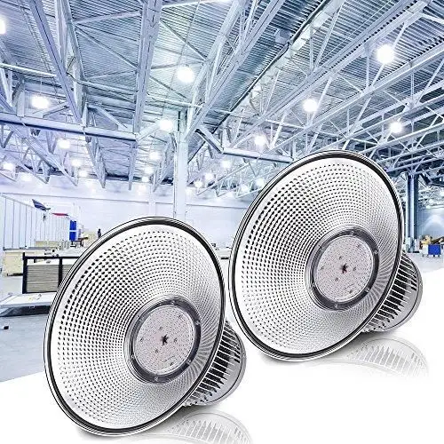 Risparmio energetico ad alta luminosità potente 350w officina appeso ha condotto la luce industriale impermeabile garage IP66 di illuminazione ad alta baia