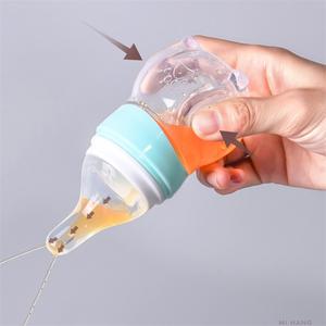 Tiktok – bouteille de médicaments en Silicone pour bébé, jus de fruits, nourriture, riz, céréales, cuillère - Product Image 5