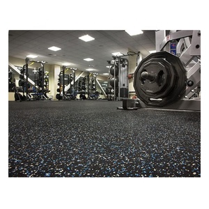 Revêtement de sol en caoutchouc EPDM pour salle de sport, remplacement du plastique, sous-couche de garage, imperméable, résistant à l'usure, antidérapant, design européen - Product Image 1