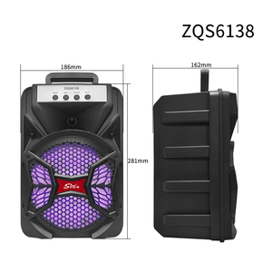 Zqs6138 Loud Pin Di Động Powered Loa Mạnh Mẽ Có Thể Sạc Lại Loa Không Dây <span class=keywords><strong>Bluetooth</strong></span> Loa Stereo Với <span class=keywords><strong>USB</strong></span> - Product Image 3