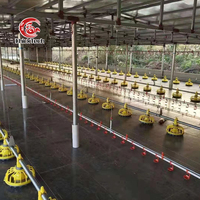 Équipement d'élevage avicole / pour poulets de chair avec contrôle environnemental automatique, système 607, pour 10 000 oiseaux