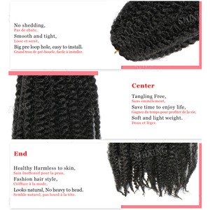 Capelli Sintetici Marley Afro Kinky per Trecce, 18 Pollici, Extension per Trecce Crochet Marly Twist per Donne - Product Image 4