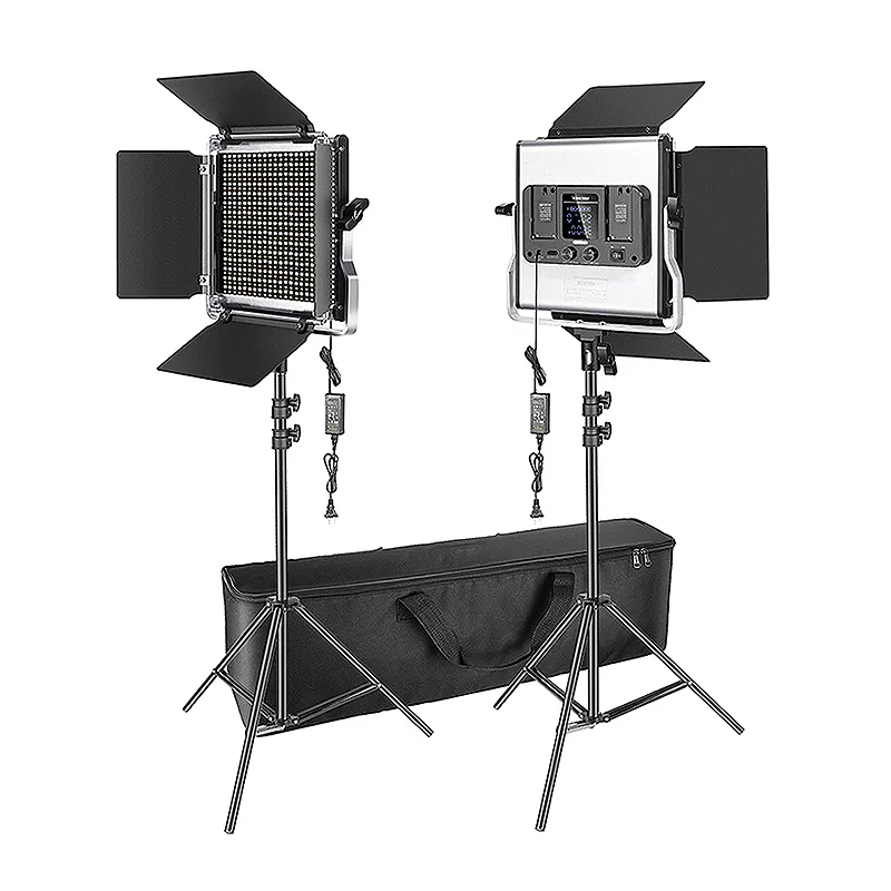 Fotografie-Videoleuchte-Kit dimmbar 45 W zweifarbig 3200K-5600K CRI 97+ Neewer 2 Packs 660 LED-Videoleuchte mit APP-Steuerung