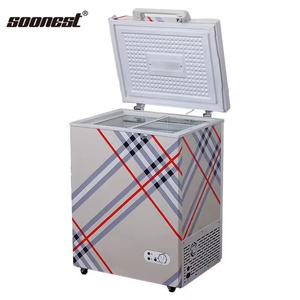 98L-258L Fridge Freezer Solar Fridge for Home Solar 12V <b>24V</b> Top Freezer V Solar Powered Refrigerator Fridge Fridge for Home - Product Image 1