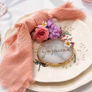 Posavasos de Resina de Ágata - Regalos de Boda Personalizados para Parejas, Recuerdos para Damas de Honor, Regalo de Inauguración para Casa Nueva - Product Image 3