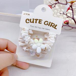 2 pcs/sसेट प्यारे पशु लोचदार बाल-बाल संबंध और स्क्रोधी लड़कियों के सामान-रबर बैंड - Product Image 4