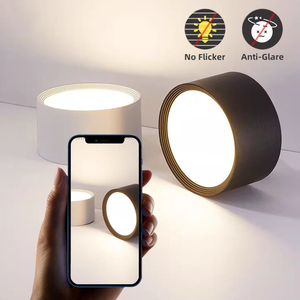 OKELI Anti-éblouissement Noir Blanc 10w 15w 20w 25w Rond 85-265V Plafonniers LED SMD encastrés - Product Image 2
