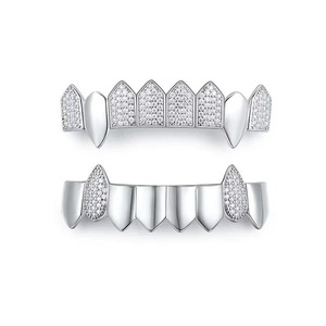 Dentaduras de Diamantes Ecológicas, Chapas Dentales en Tono Oro y Plata, Joyería Bucal Hip Hop para Hombres y Mujeres, Disponible al Mejor Precio - Product Image 2