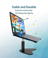 Penyangga Laptop 17 inci, dudukan PC Desktop Universal desain baru untuk iPad dan Tablet