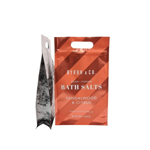 Sacs refermables en plastique laminé Mylar imprimés sur mesure, réutilisables, pour emballage de sels de bain SPA, pochette verticale avec poignée - Product Image 5