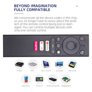Nouvelle télécommande de remplacement <span class=keywords><strong>Mecool</strong></span> IR avec fonction Air Mouse et Gyroscope pour boîtiers TV Android KM6, KM3, KM1 - Product Image 4