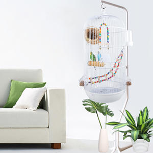 Jaula para Pájaros Canarios en Colores Blanco y Negro, Envío Gratis, Jaulas Grandes para Pájaros en Venta - Product Image 4