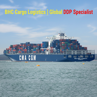 Service de transitaire maritime porte-à-porte DDP, agent d'expédition DHL de Chine vers l'Indonésie, la Malaisie, la Thaïlande, LCL/FCL