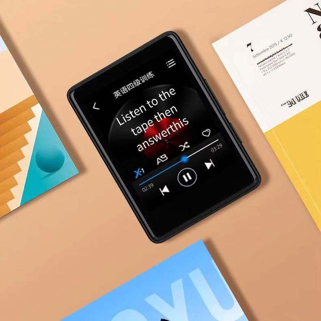 Portable 3.5-Inch Full Touch Screen for MP3 4 Player E-Book FM Radio Speaker Video Playback Voice Recorder Hi-Fi Audio