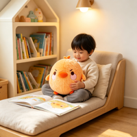 Peluche Poulet Orange Personnalisée, Jouet en Peluche Mignon de Dessin Animé, Mascotte Personnalisée, Poupée Douce pour Cadeaux Promotionnels, Jouet pour Enfants