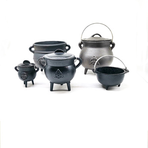 Calderone in Ghisa a Forma di Pentacolo da 4 Pollici per Decorazioni di Halloween - Product Image 4