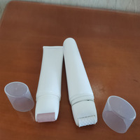 Tabung aplikator krim pijat 100ml, tabung gulung Losion tabung kemasan kosmetik untuk pijat tubuh