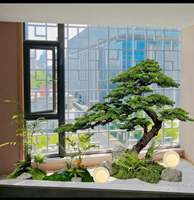 Árbol de Pino Chino Artificial para Decoración de Entrada, Hogar u Oficina