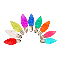 Ampoules LED à intensité variable 120V pour lumières de Noël C7 IP65, remplacement pour lumières d'arbre de Noël E12, intérieur/extérieur
