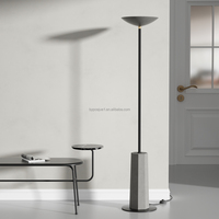 Lampadaire original au design unique Lampes modernes à LED en ciment Décoration intérieure de luxe Lampadaires en béton Éclairage intérieur