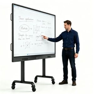 Écran interactif 75/85 pouces 4K, luminosité 350 cd/m², écran tactile infrarouge pour l'éducation et les réunions d'affaires, système d'exploitation Android <span class=keywords><strong>Windows</strong></span> - Product Image 2