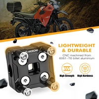 Abrazadera de barra de soporte GPS para manillar de motocicleta NiceCNC de 14MM para Kawasaki KLR650 KLR 650 2022-2023