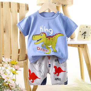 Trẻ em của ngắn tay phù hợp với bé trai mùa hè cotton T-Shirt quần áo trẻ em cô gái trẻ sơ sinh Quần Áo bán buôn - Product Image 4