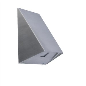 Segnale triangolare luminoso per uscita di emergenza, 26 cm di larghezza, 20,8 cm di altezza, 8,7 cm di profondità, per illuminazione di sicurezza - Product Image 1