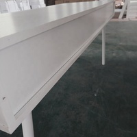 Bureau d'ordinateur en bois écologique personnalisé avec deux tiroirs extensibles et plus de 100 couleurs pour l'étude et l'espace de travail