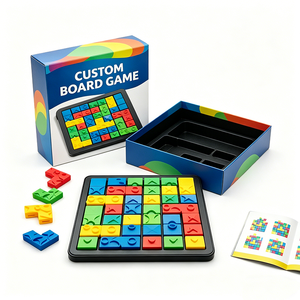 Professional Custom Board Game OEM Service Factory Durable Plastic Material Strategy Table Game Custom Logo for Kids Family - Product Image 3