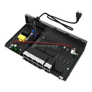 Cost-effective FL-FF0802P-LX 10-Port Fast Ethernet <b>PoE</b> <b>Switch</b> 8 <b>PoE</b> Ports 120W IEEE802.3af/at 10/100Mbps for IP Camera CCTV NVR - Product Image 1