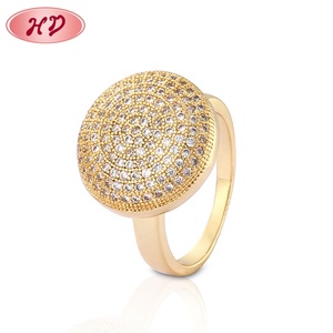 2019 Neuestes Design 18 Karat Gold gefüllter Zirkon Finger Schmuck <span class=keywords><strong>Ring</strong></span> Frauen verstellbarer <span class=keywords><strong>Ring</strong></span> Gold Paar Verlobung sring - Product Image 2