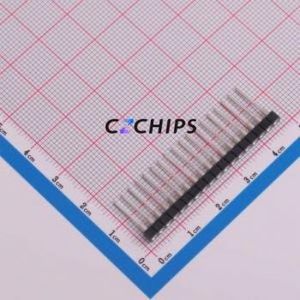 SS-118-T-1A Pin Socket Through hole Component (THT),P=2.54mm Connector 2.54mm Through Hole Single Row 18P - Product Image 1