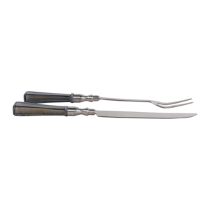 Set di forchette e coltelli da portata con manico lungo classico per cucina, essenziali per l'intrattenimento, design moderno - Product Image 3