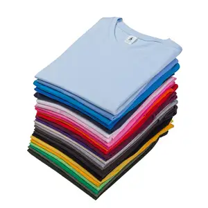 Hoogwaardig 100% Katoenen Unisex T-Shirt Aanpasbaar Logo En Neutrale Kleur Casual Sportstijl Met O-Hals Kraag