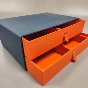 Cajas de Regalo Navideñas Reciclables Hechas a Mano de la Marca <span class=keywords><strong>Sensu</strong></span>, con Cinta para Envolver Velas, Embalaje Personalizado para Compras - Product Image 3