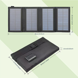 10W Portable Portable 100w <b>Solar</b> Folding Bags for Laptop Charger - Product Image 5