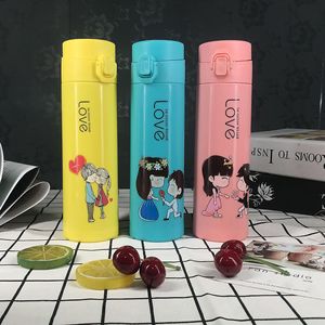 <b>Hot</b> Selling Portable Outdoor Sports Glass <b>Water</b> <b>Bottles</b> <b>Cute</b> Children's Drinkware Good Quality Hiking <b>Hot</b> & Cold <b>Water</b> Gifts - Product Image 3