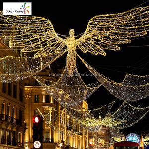 Éclairage de Noël LED, grande décoration lumineuse d'ange pour la rue - Product Image 1