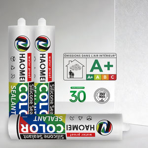 하오메이 특가 판매 어항용 실리콘 코킹제 투명 방수 아세트산 실리콘 실란트 300ml 내후성 - Product Image 2