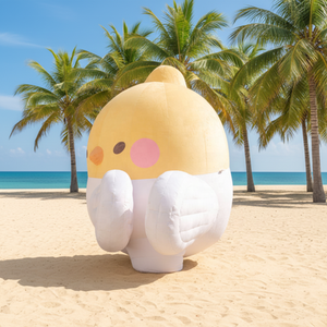 Mascotte du Nouvel An sur mesure, adorable poussin jaune gonflable pour la publicité - Product Image 2